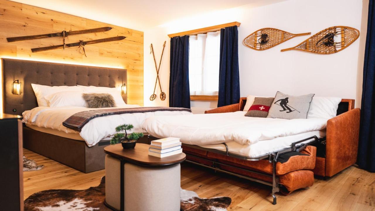 Wunderstay Alpine 3 Chic Studio Central Location Klosters Luaran gambar
